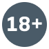 18+ Icon